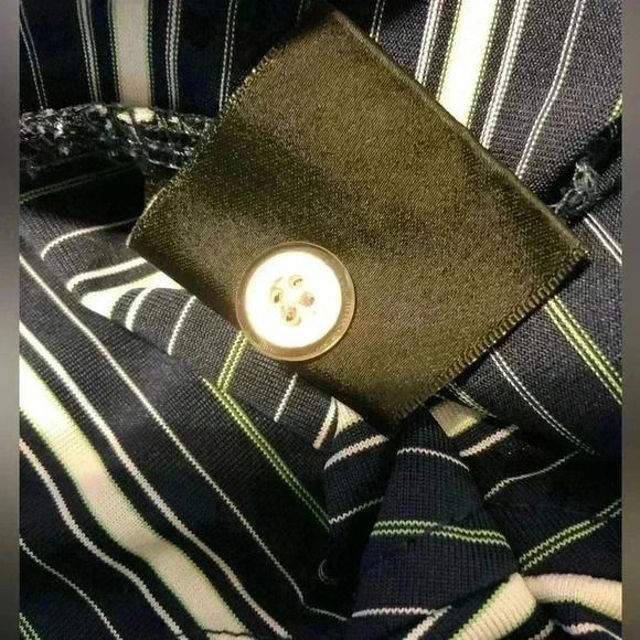 Lone Cypress Polo Shirt Men’s Size Medium Button Front Stripe Top - Picture 6 of 8